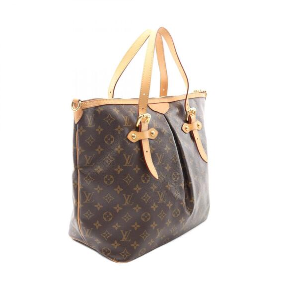 Louis Vuitton Handbags - Louis Vuitton Monogram Palermo Canvas Bag Brown Leather Shoulder